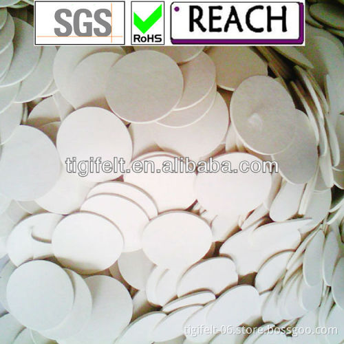 Round woolen felt dish for polishing/wool fabric discs for burnishing
